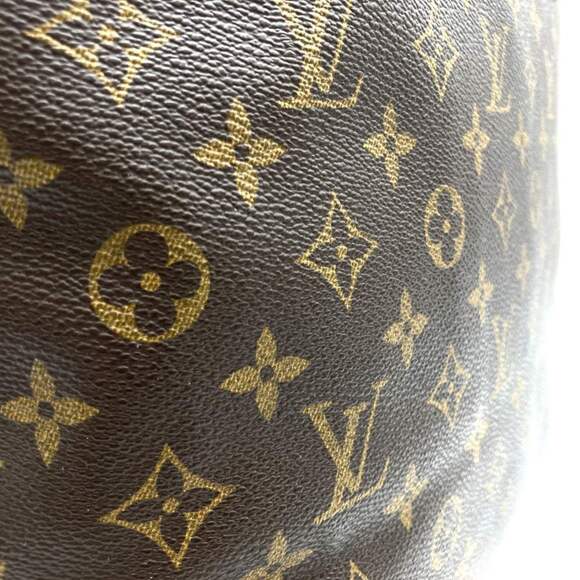 LOUIS VUITTON Brown Monogram Canvas Tote Bag - Picture 3 of 12